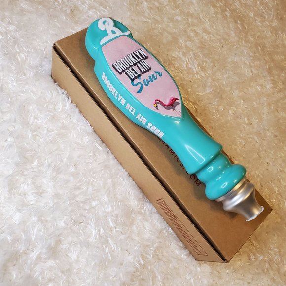 Brooklyn Bel Air Sour Teal Flat Face Tap Handle - Picture 3 of 7